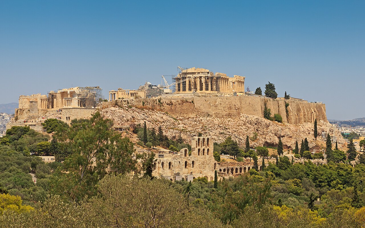 Athénská Akropolis a Areopag